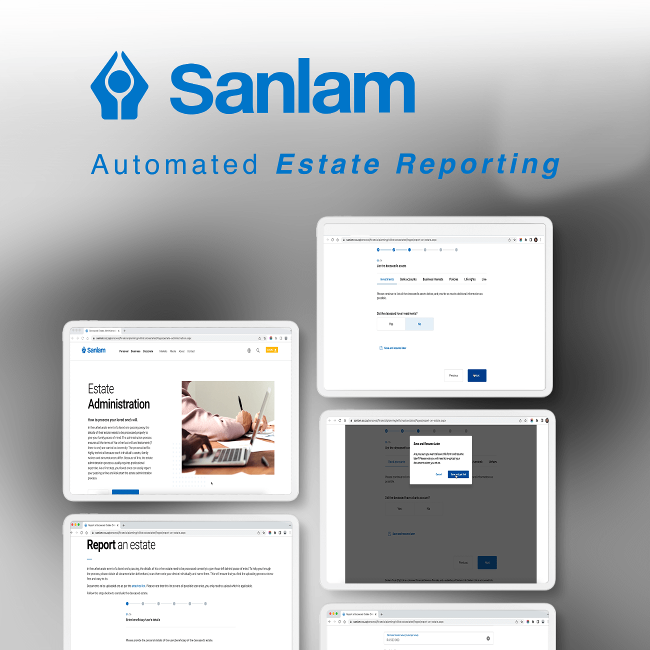 Sanlam – Automated Estate Reporting